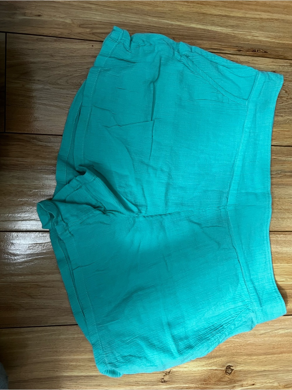 aerie Teal Pull-On Athletic Shorts